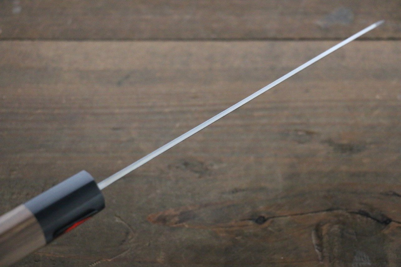 Shigeki Tanaka Blue Steel No.2 Damascus Santoku  165mm Walnut Handle - Japanny - Best Japanese Knife