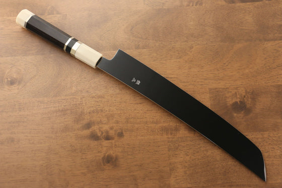 Jikko Silver Steel No.3 Sakimaru Yanagiba  270mm Ebony with Ring Handle - Japanny - Best Japanese Knife