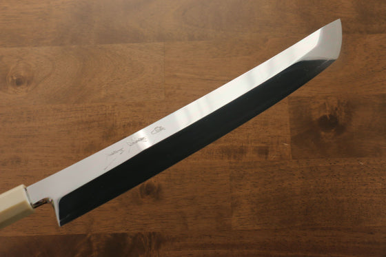 Jikko Silver Steel No.3 Sakimaru Yanagiba  270mm Ebony with Ring Handle - Japanny - Best Japanese Knife