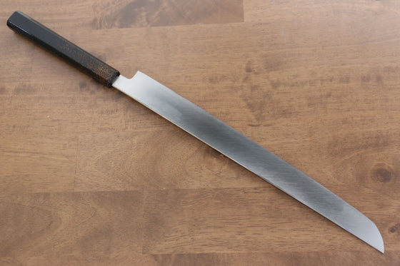 Seisuke VG10 Sakimaru Takohiki 330mm Live oak Lacquered (Kamon) Handle - Japanny - Best Japanese Knife