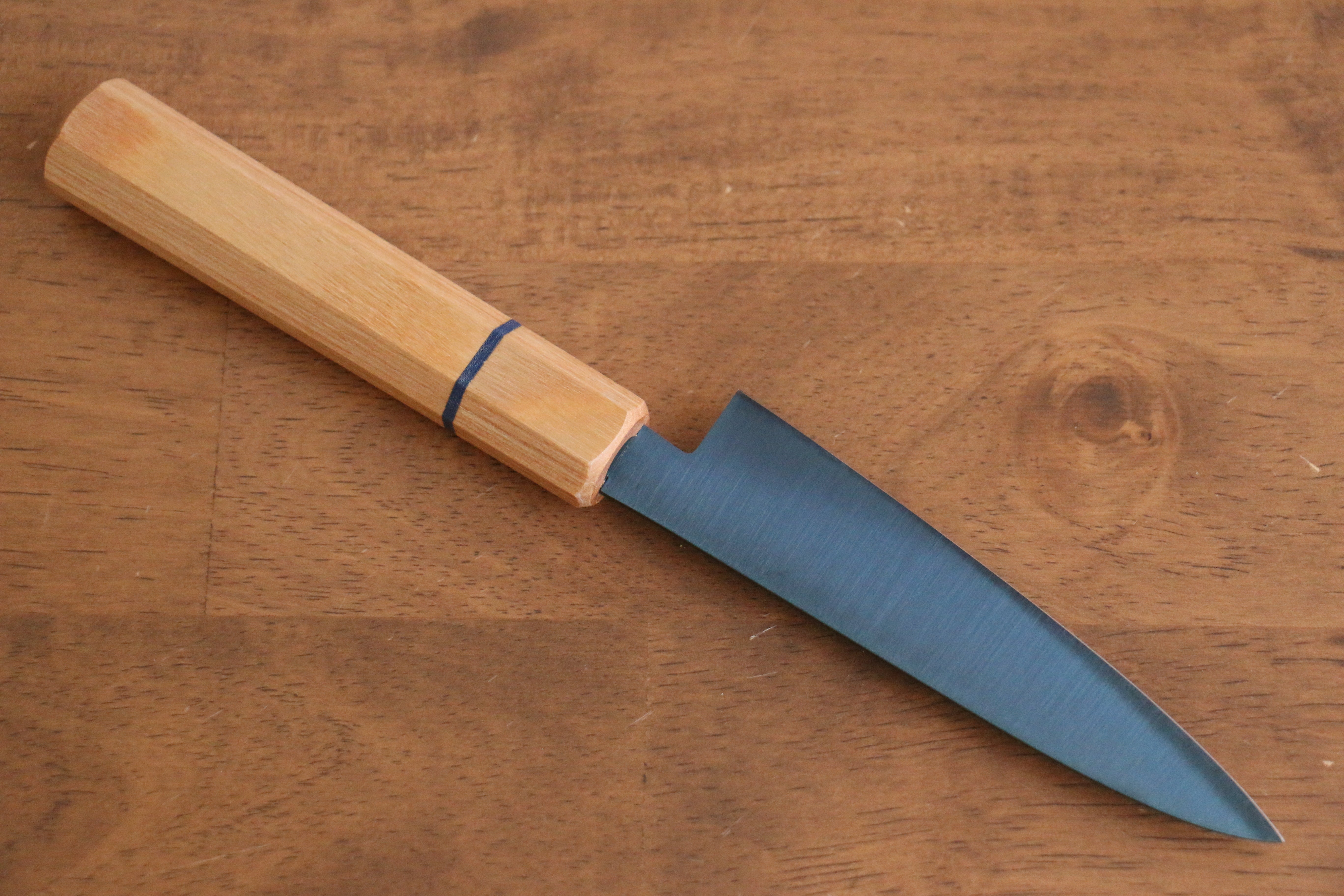 Seisuke SK-85 Ion plating Petty-Utility 120mm White wood Handle - Japanny - Best Japanese Knife