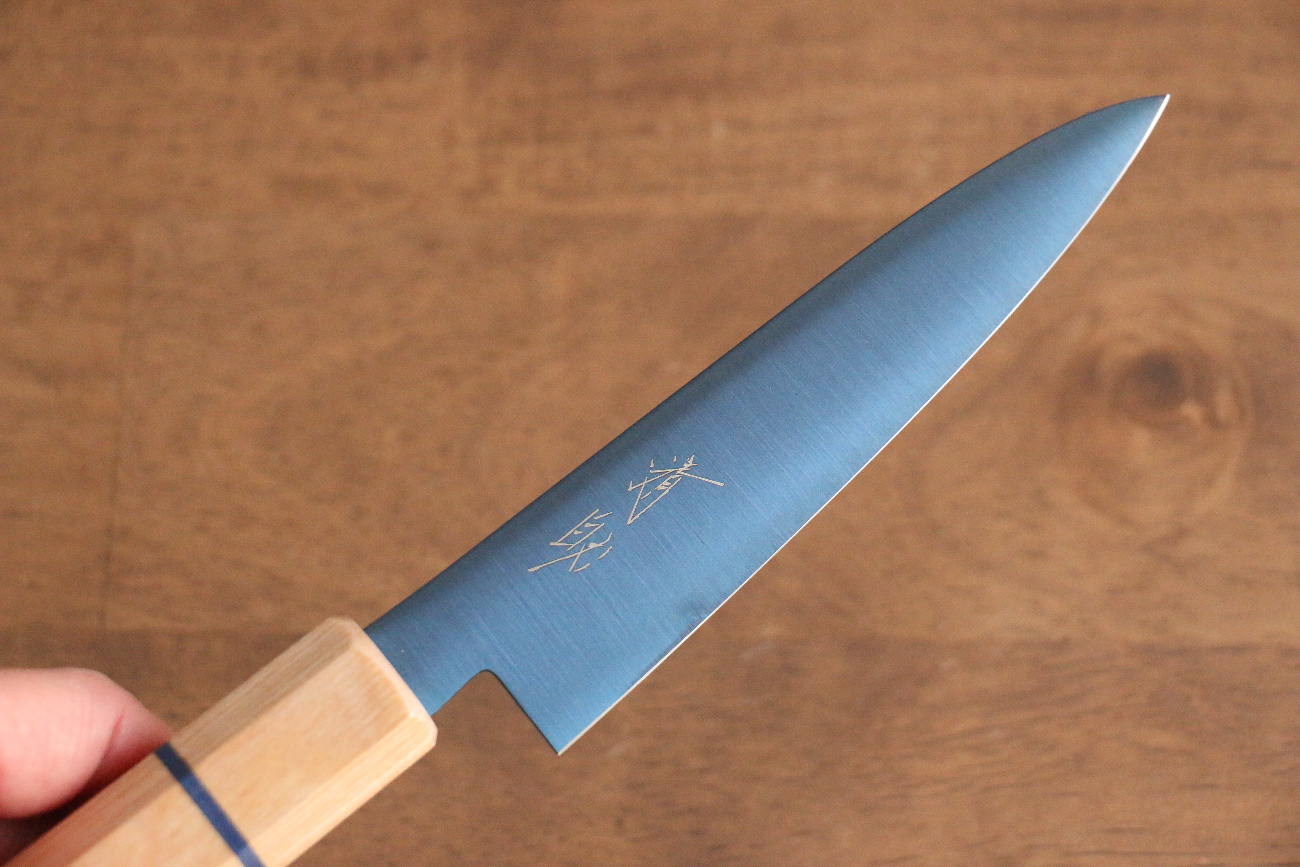 Seisuke SK-85 Ion plating Petty-Utility 120mm White wood Handle - Japanny - Best Japanese Knife