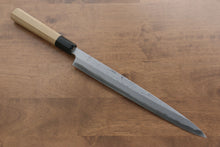  Kikuzuki Blue Steel No.1 Damascus Yanagiba 270mm Magnolia Handle - Japanny - Best Japanese Knife