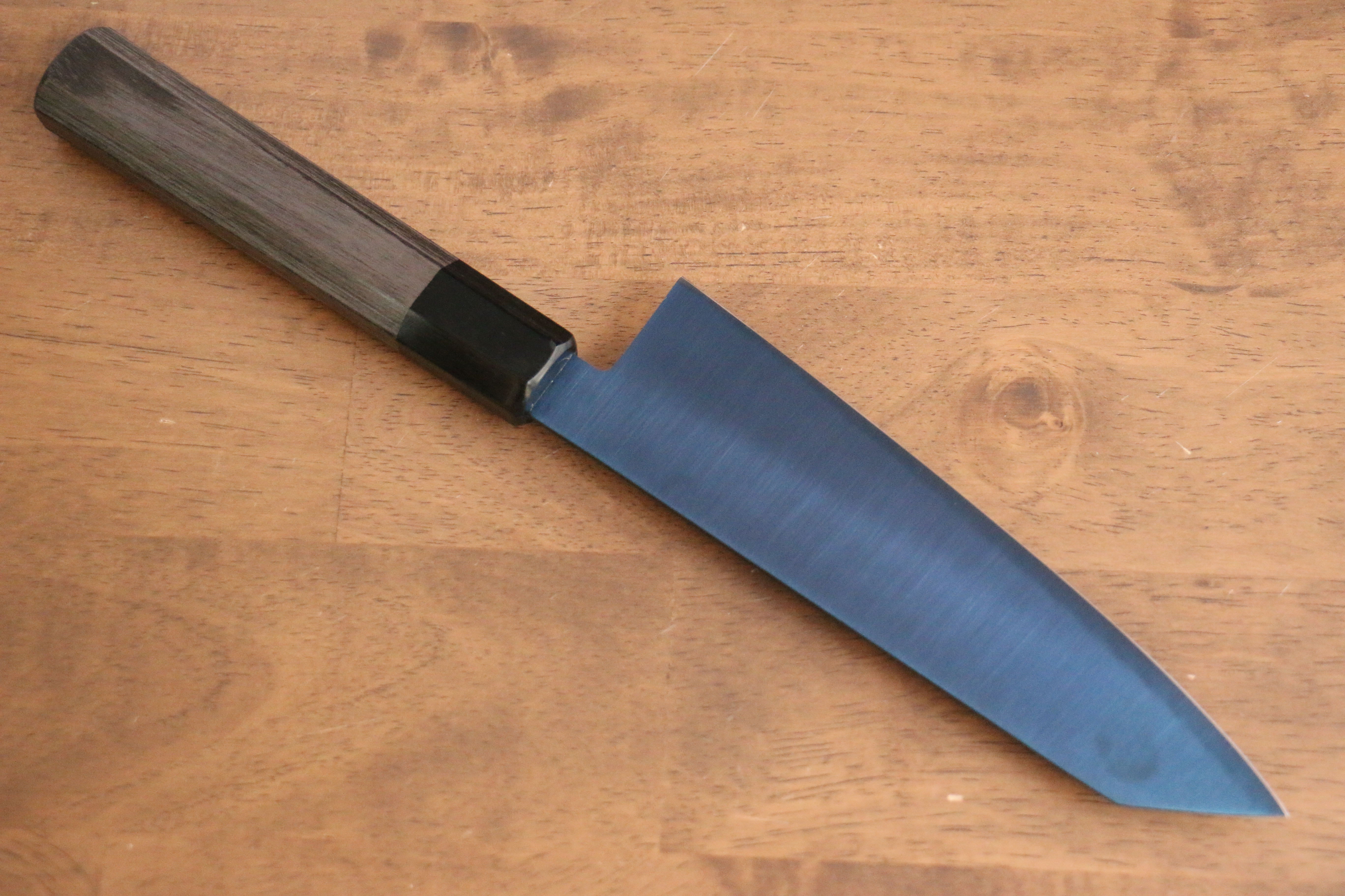 Seisuke SK-85 Ion plating Kiritsuke Santoku 180mm Gray Pakka wood Handle - Japanny - Best Japanese Knife