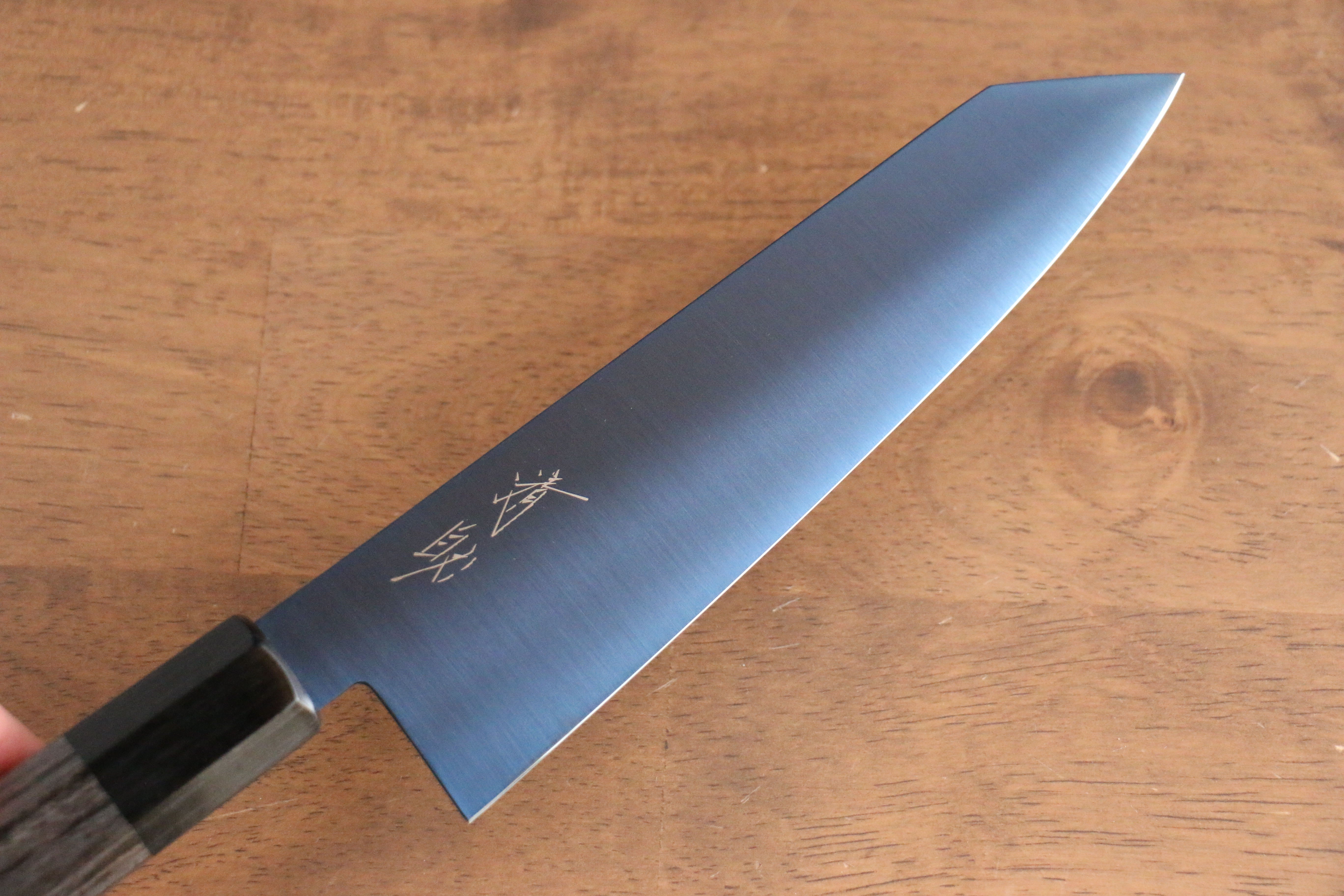 Seisuke SK-85 Ion plating Kiritsuke Santoku 180mm Gray Pakka wood Handle - Japanny - Best Japanese Knife