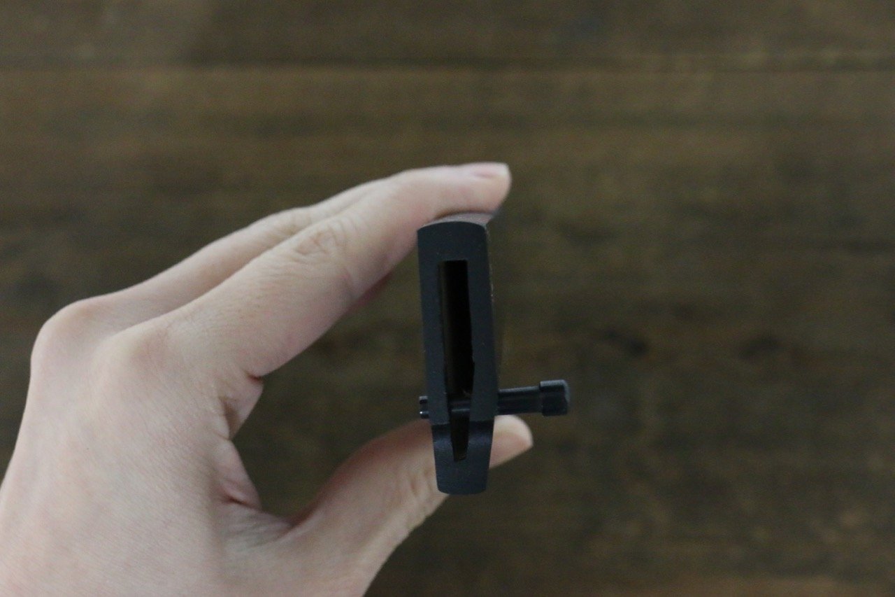 Black Saya Sheath for Yanagiba Sashimi Knife with Plywood Pin-240mm - Japanny - Best Japanese Knife