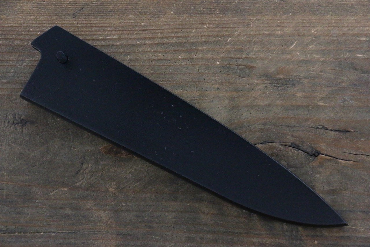 Black Saya Sheath for Petty Chef's Knife with Plywood Pin-150mm - Japanny - Best Japanese Knife