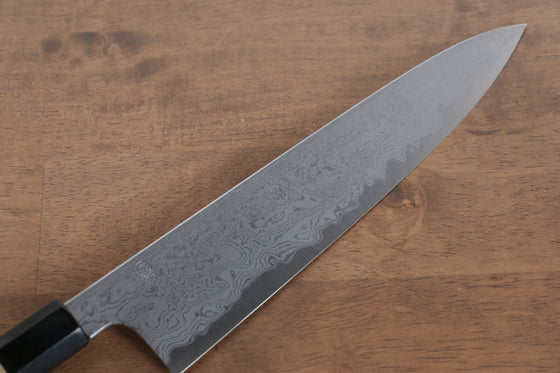 Kikuzuki Blue Steel No.1 Damascus Gyuto 240mm Magnolia Handle - Japanny - Best Japanese Knife