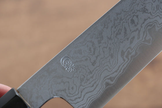 Kikuzuki Blue Steel No.1 Damascus Kiritsuke Gyuto 210mm Magnolia Handle - Japanny - Best Japanese Knife