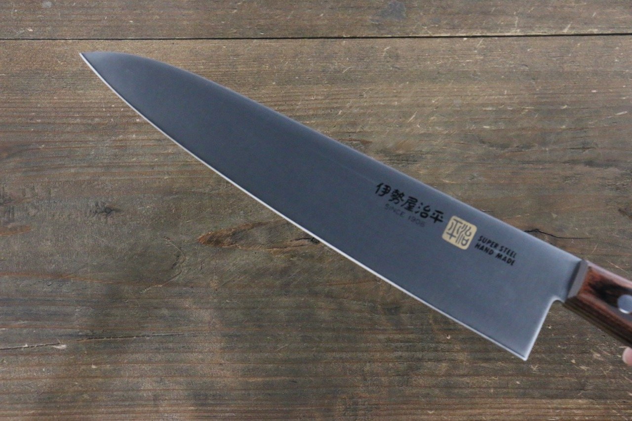 Iseya Molybdenum Gyuto 210mm Mahogany Handle - Japanny - Best Japanese Knife