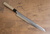 Sakai Kikumori VG10 Mirrored Finish Kiritsuke Yanagiba 300mm Magnolia Handle - Japanny - Best Japanese Knife