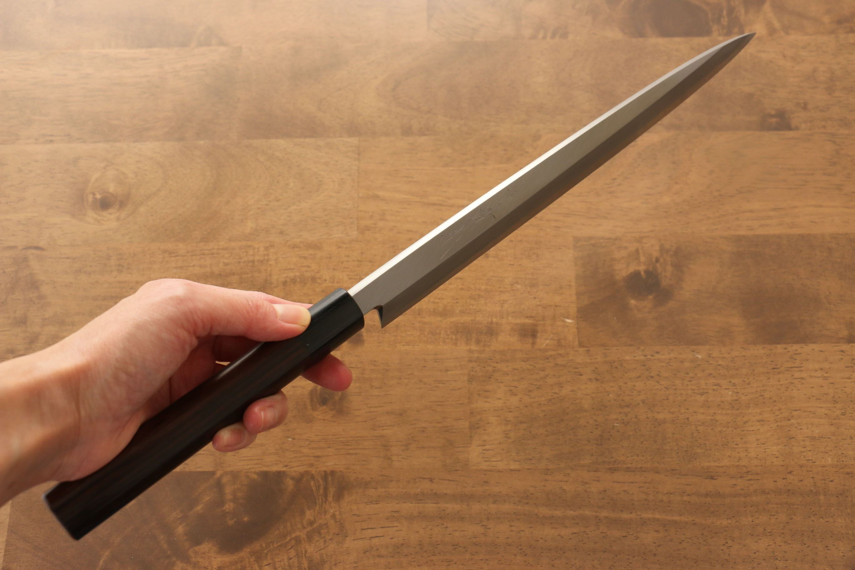 Jikko Silver Steel No.3 Yanagiba  270mm Shitan Handle - Japanny - Best Japanese Knife