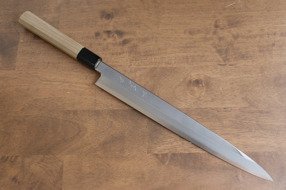 Sakai Kikumori VG10 Mirrored Finish Yanagiba 300mm Magnolia Handle - Japanny - Best Japanese Knife