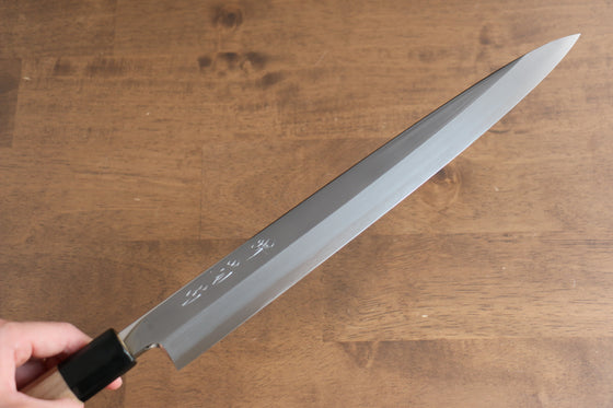 Sakai Kikumori VG10 Mirrored Finish Yanagiba 300mm Magnolia Handle - Japanny - Best Japanese Knife