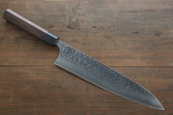 Yoshimi Kato Silver Steel No.3 Hammered Gyuto Japanese Chef Knife 240mm - Japanny - Best Japanese Knife