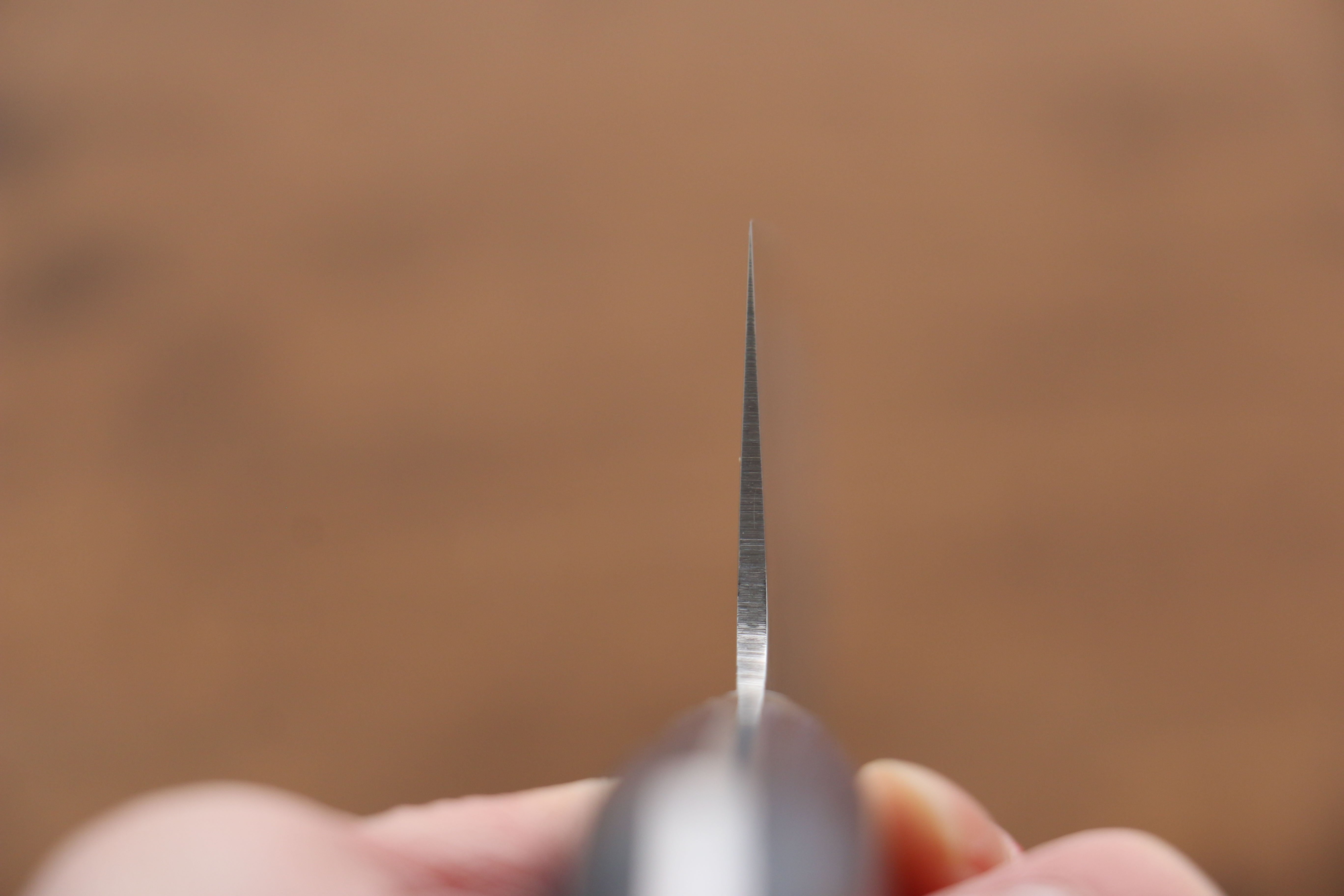 Seisuke Blue Steel No.2 Nashiji Kiritsuke Santoku 195mm Blue Pakka wood Handle - Japanny - Best Japanese Knife