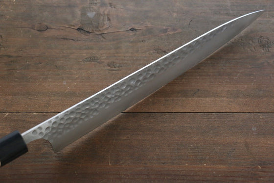 Yoshimi Kato Silver Steel No.3 Hammered Sujihiki Japanese Chef Knife 270mm - Japanny - Best Japanese Knife