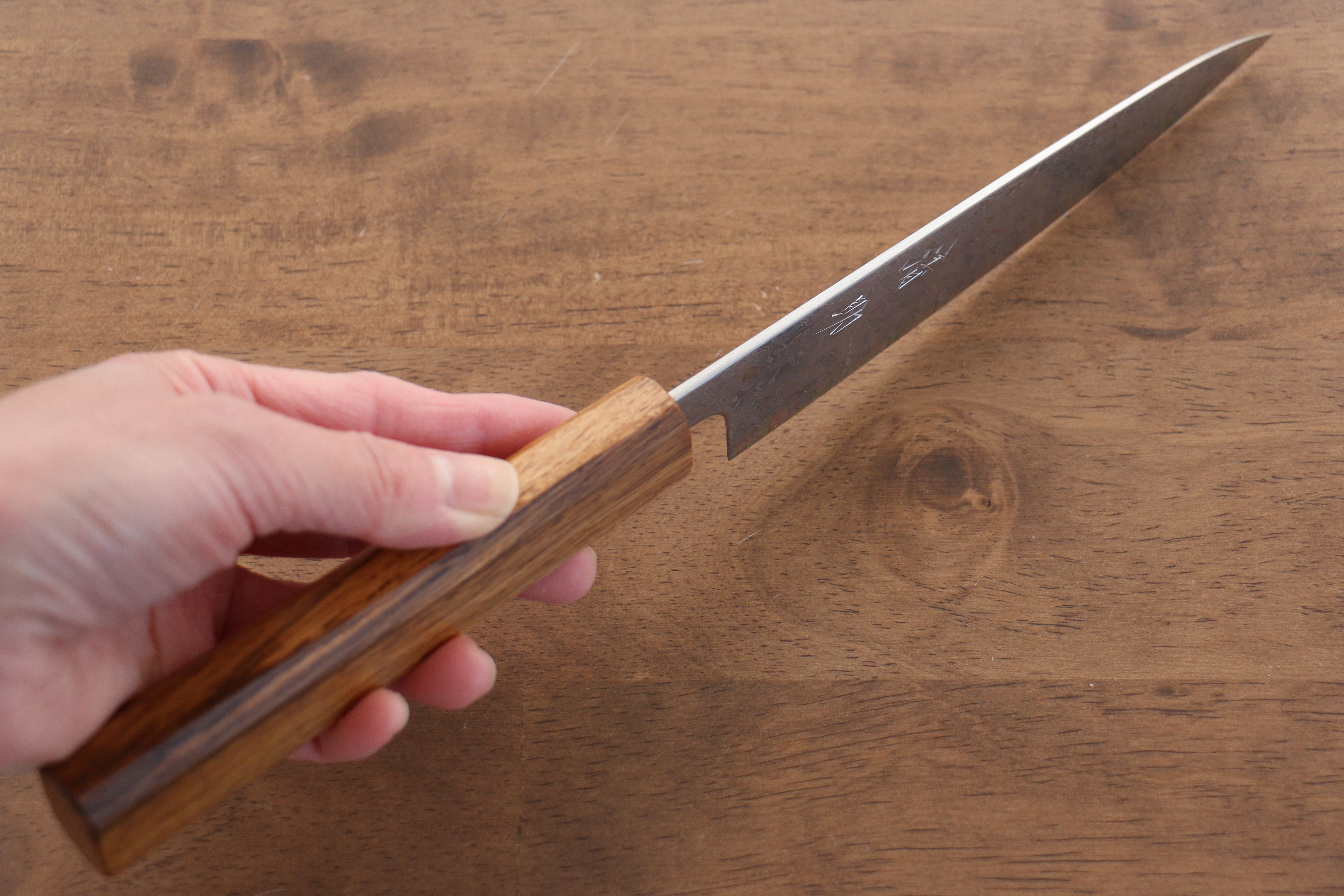 Seisuke SLD 49 Layer Damascus Petty-Utility 135mm - Japanny - Best Japanese Knife