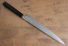 Sakai Kikumori VG10 Mirrored Finish Sujihiki 270mm Ebony Wood Handle - Japanny - Best Japanese Knife