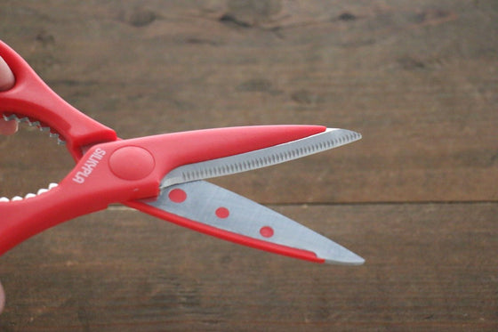 Silky Kitchen Scissors Red - Japanny - Best Japanese Knife