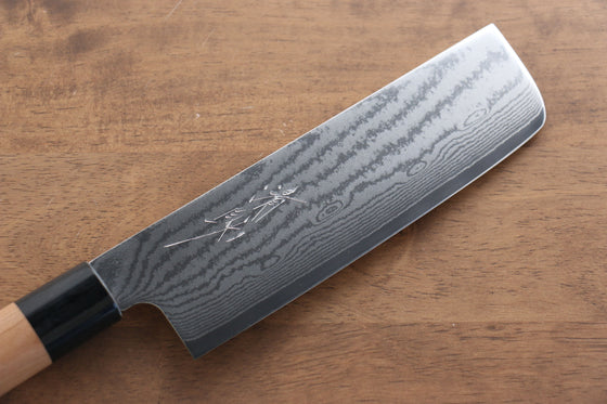 Seisuke VG10 63 Layer Damascus Usuba 165mm Cherry Blossoms Handle - Japanny - Best Japanese Knife