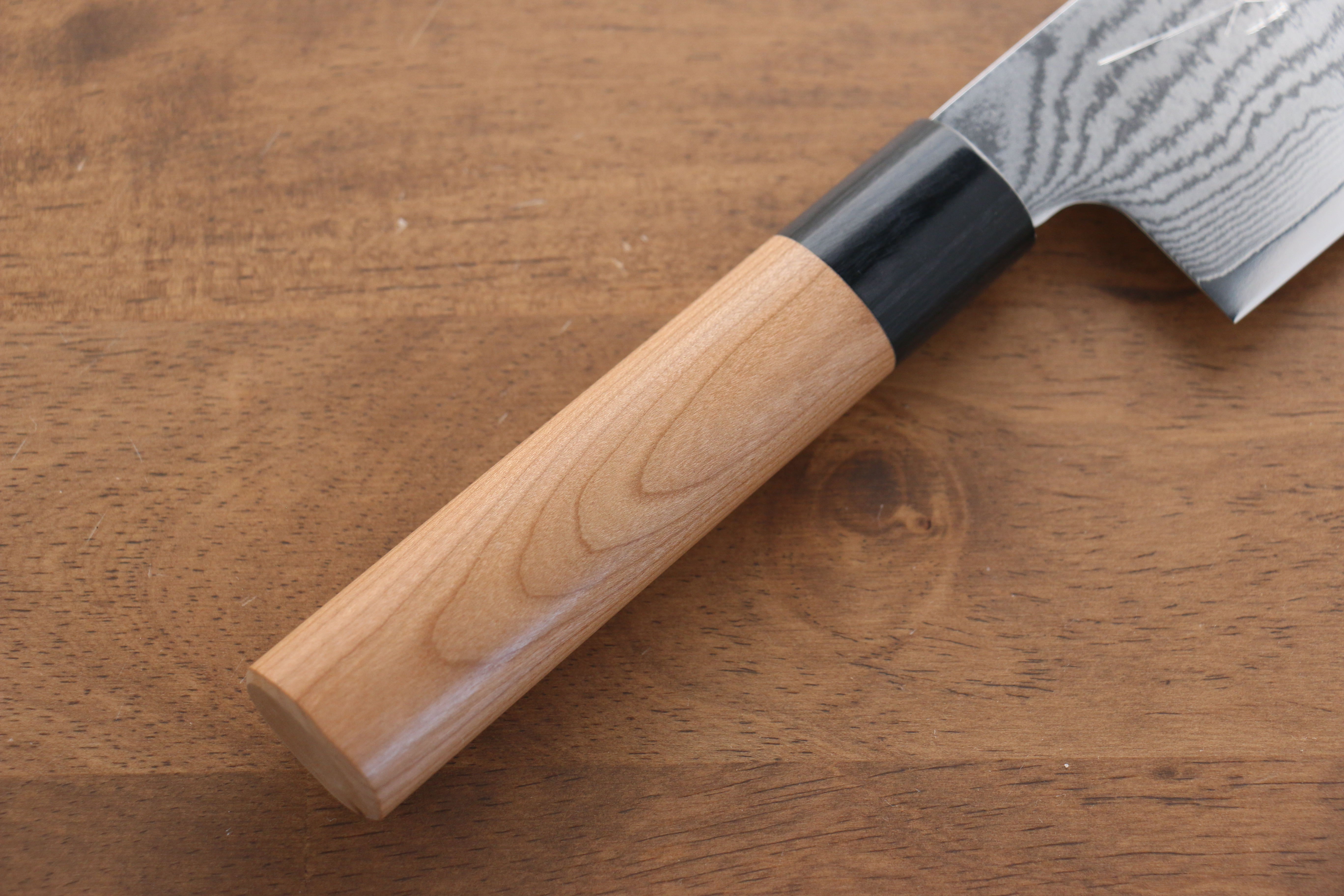 Seisuke VG10 63 Layer Damascus Usuba 165mm Cherry Wood Handle - Japanny - Best Japanese Knife