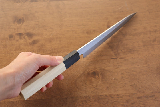 Jikko Arata White Steel No.2 Petty-Utility  150mm Magnolia Handle - Japanny - Best Japanese Knife