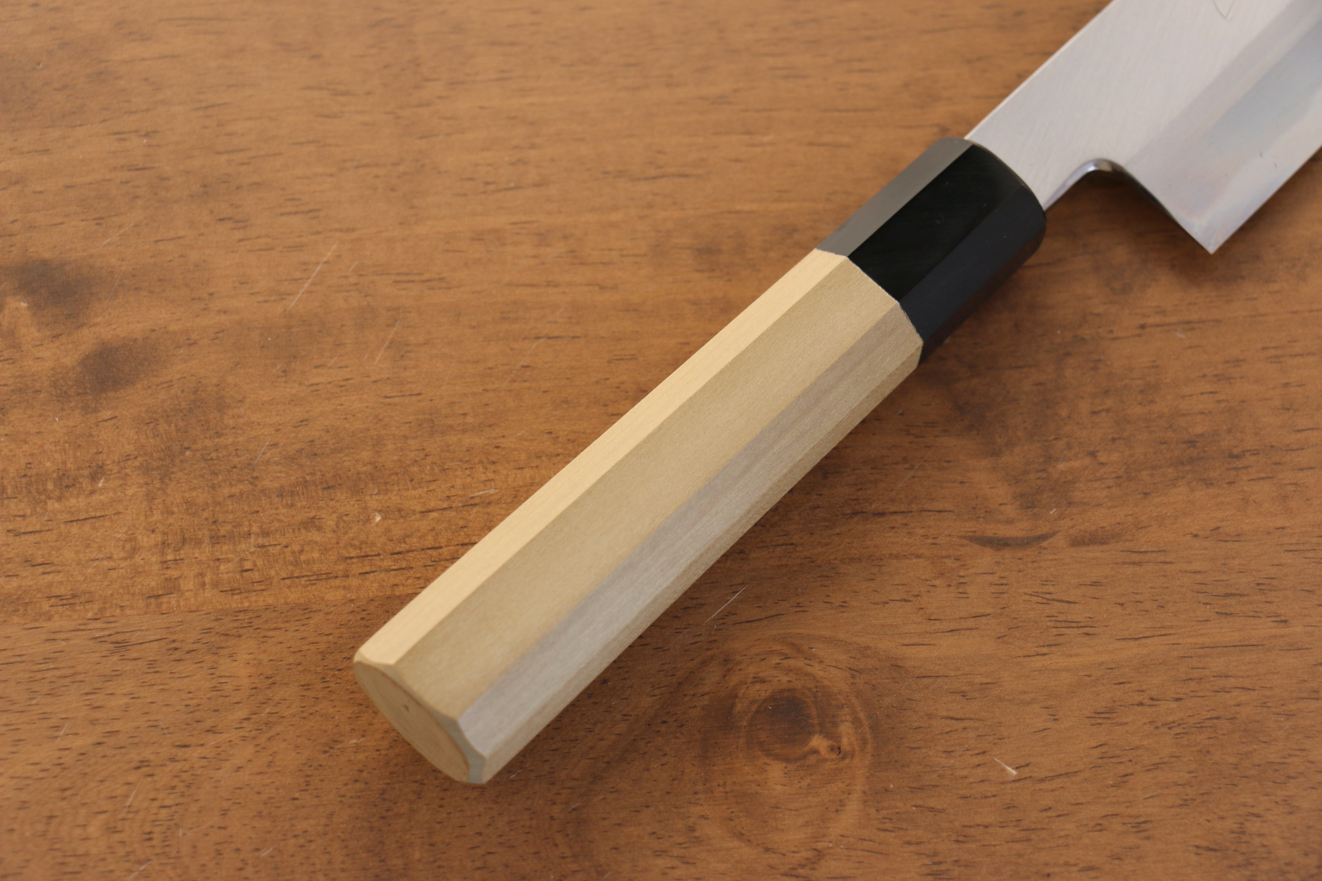 Jikko Arata White Steel No.2 Gyuto  210mm Magnolia Handle - Japanny - Best Japanese Knife