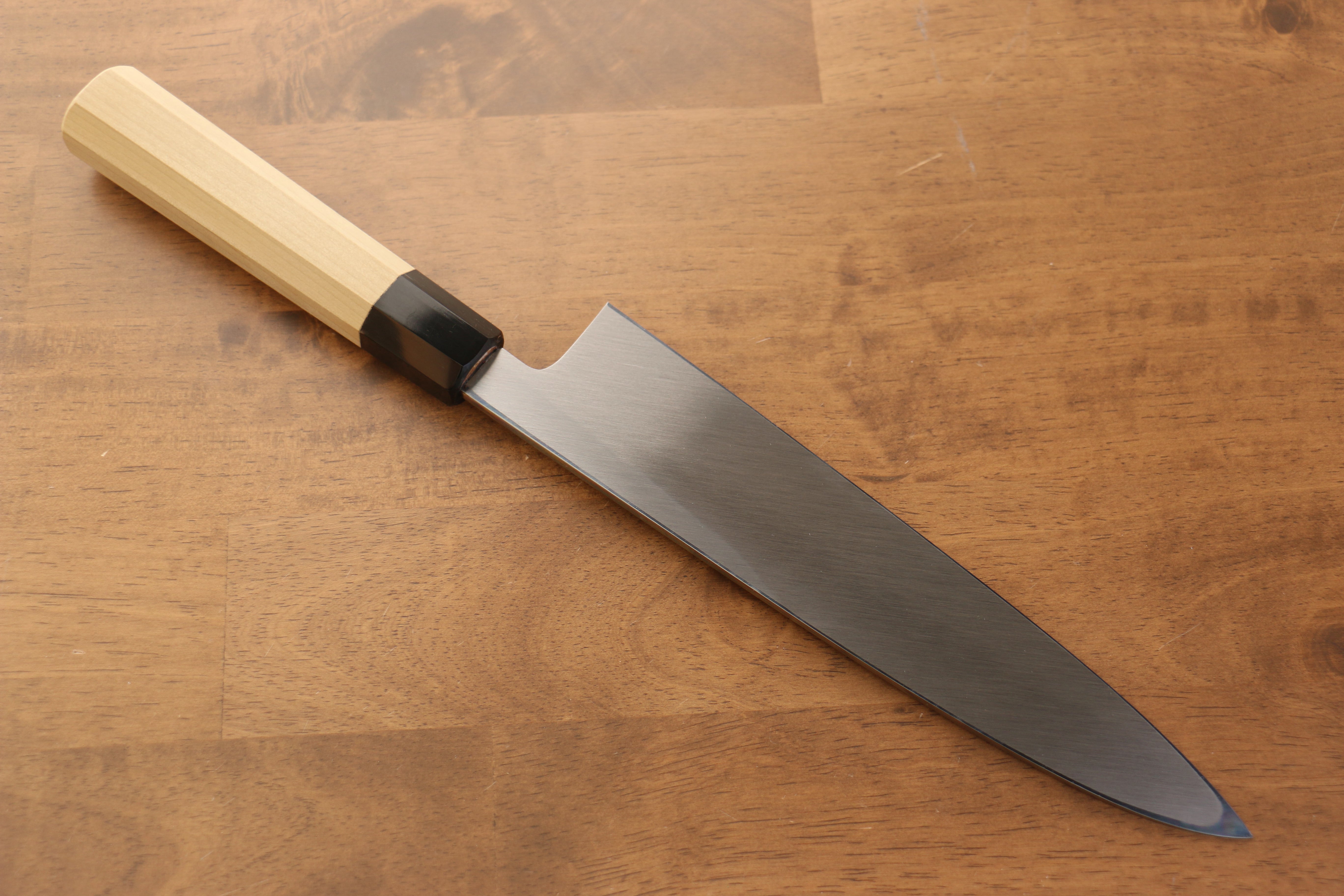 Jikko Arata White Steel No.2 Gyuto  240mm Magnolia Handle - Japanny - Best Japanese Knife