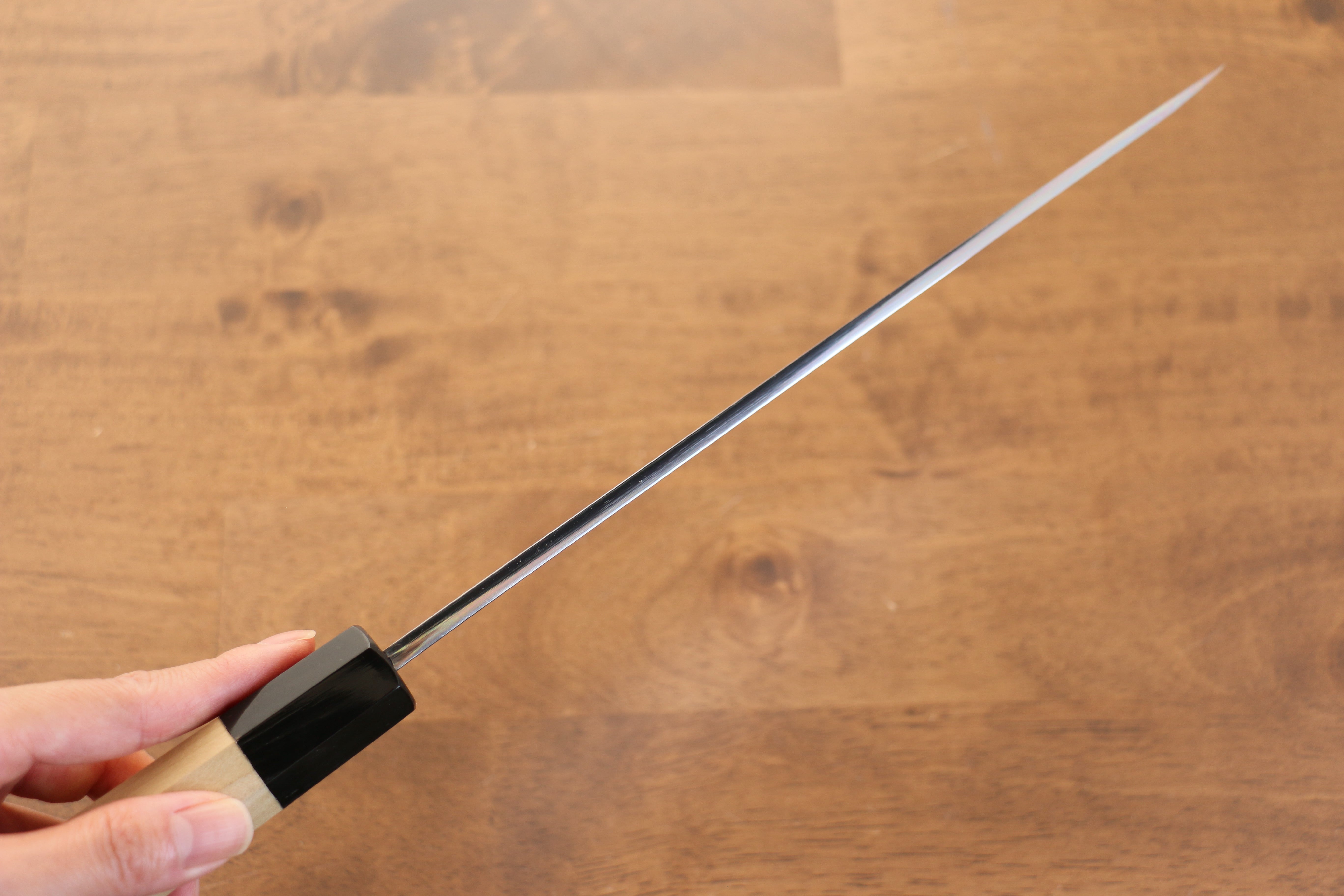 Jikko Arata White Steel No.2 Gyuto  240mm Magnolia Handle - Japanny - Best Japanese Knife