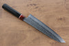 Seisuke VG10 Damascus Gyuto 210mm Black Pakka wood Handle - Japanny - Best Japanese Knife