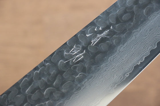 Seisuke VG10 Damascus Gyuto 210mm Black Pakka wood Handle - Japanny - Best Japanese Knife