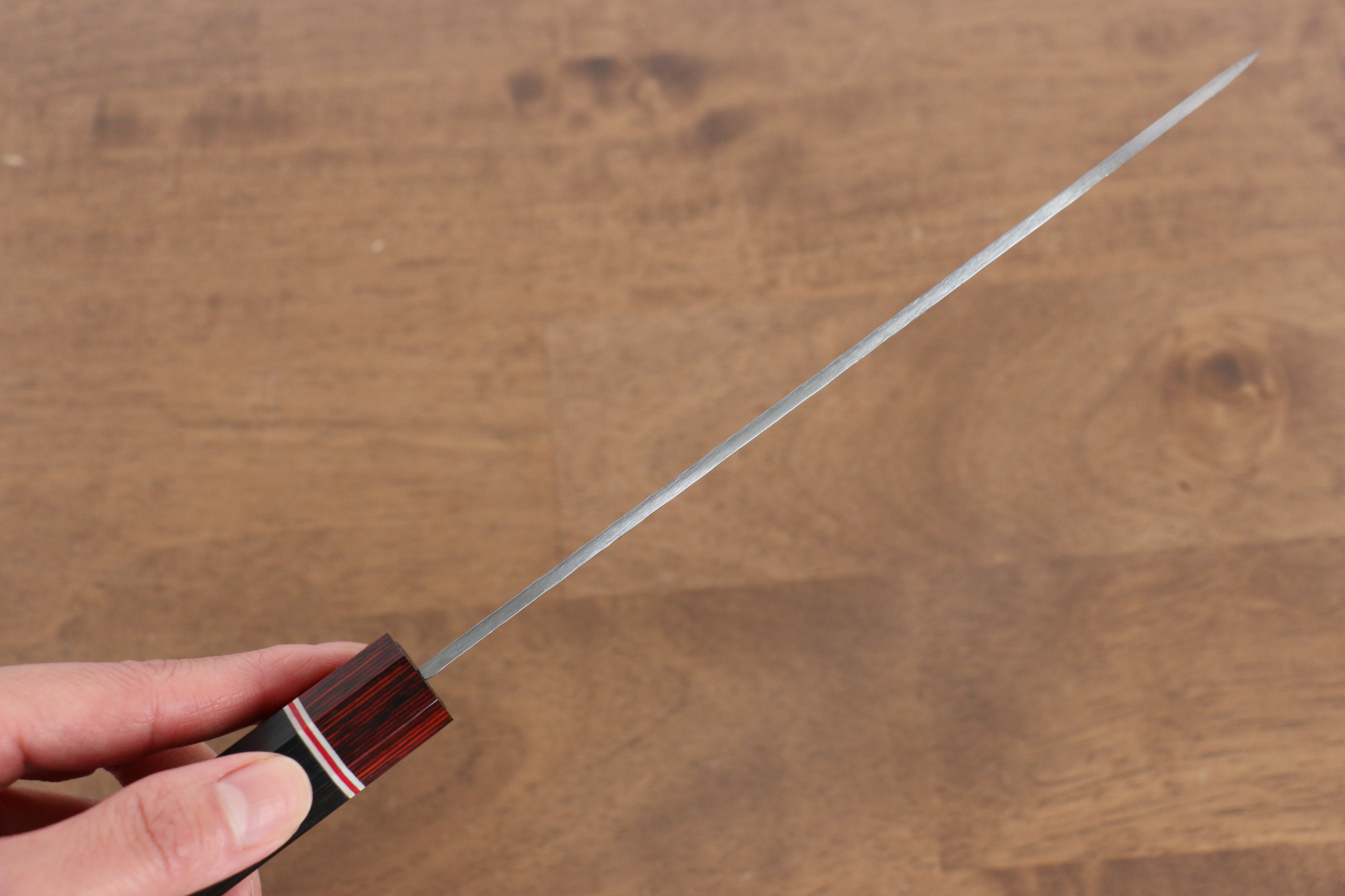 Seisuke VG10 Damascus Santoku 180mm Black Pakka wood Handle - Japanny - Best Japanese Knife