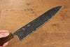 Seisuke Nami AUS10 Mirrored Finish Damascus Gyuto 240mm Oak Handle - Japanny - Best Japanese Knife