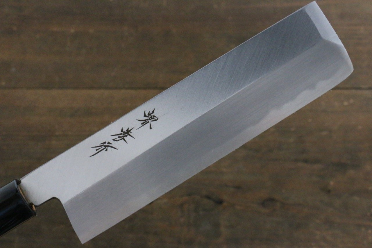 Sakai Takayuki Kasumitogi White Steel Usuba Magnolia Handle - Japanny - Best Japanese Knife