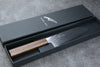 Seisuke VG10 63 Layer Damascus Santoku 170mm Oak Handle - Japanny - Best Japanese Knife