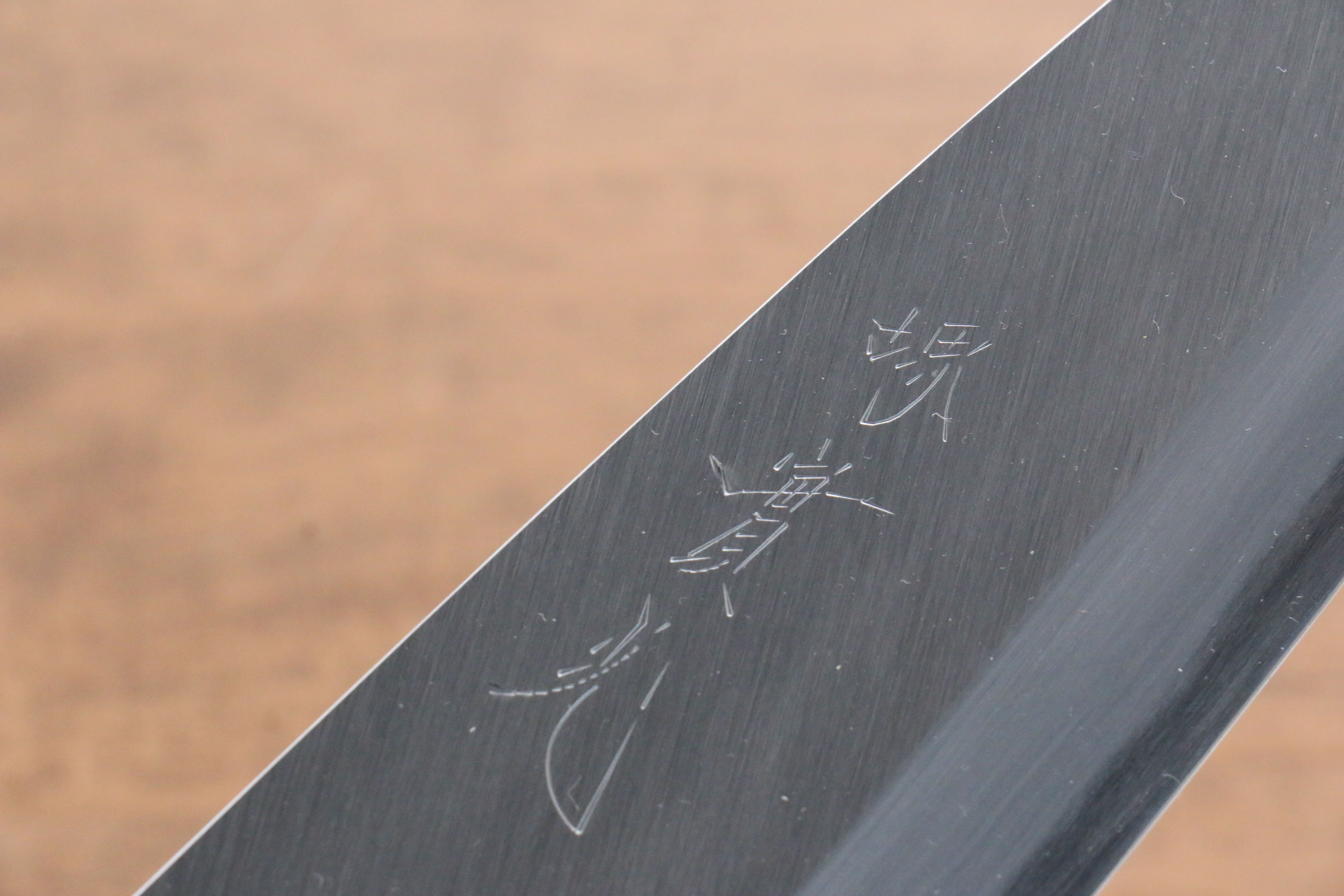 Jikko Shiko White Steel Kiritsuke Deba  150mm Ebony with Double Ring Handle - Japanny - Best Japanese Knife