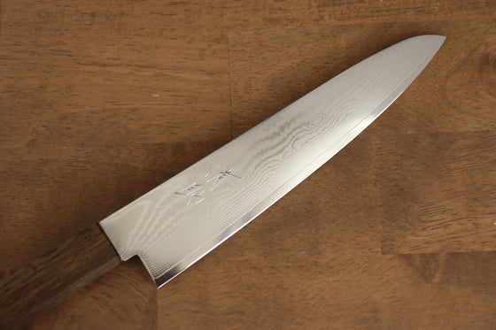 Seisuke VG10 63 Layer Damascus Gyuto 210mm Oak Handle - Japanny - Best Japanese Knife