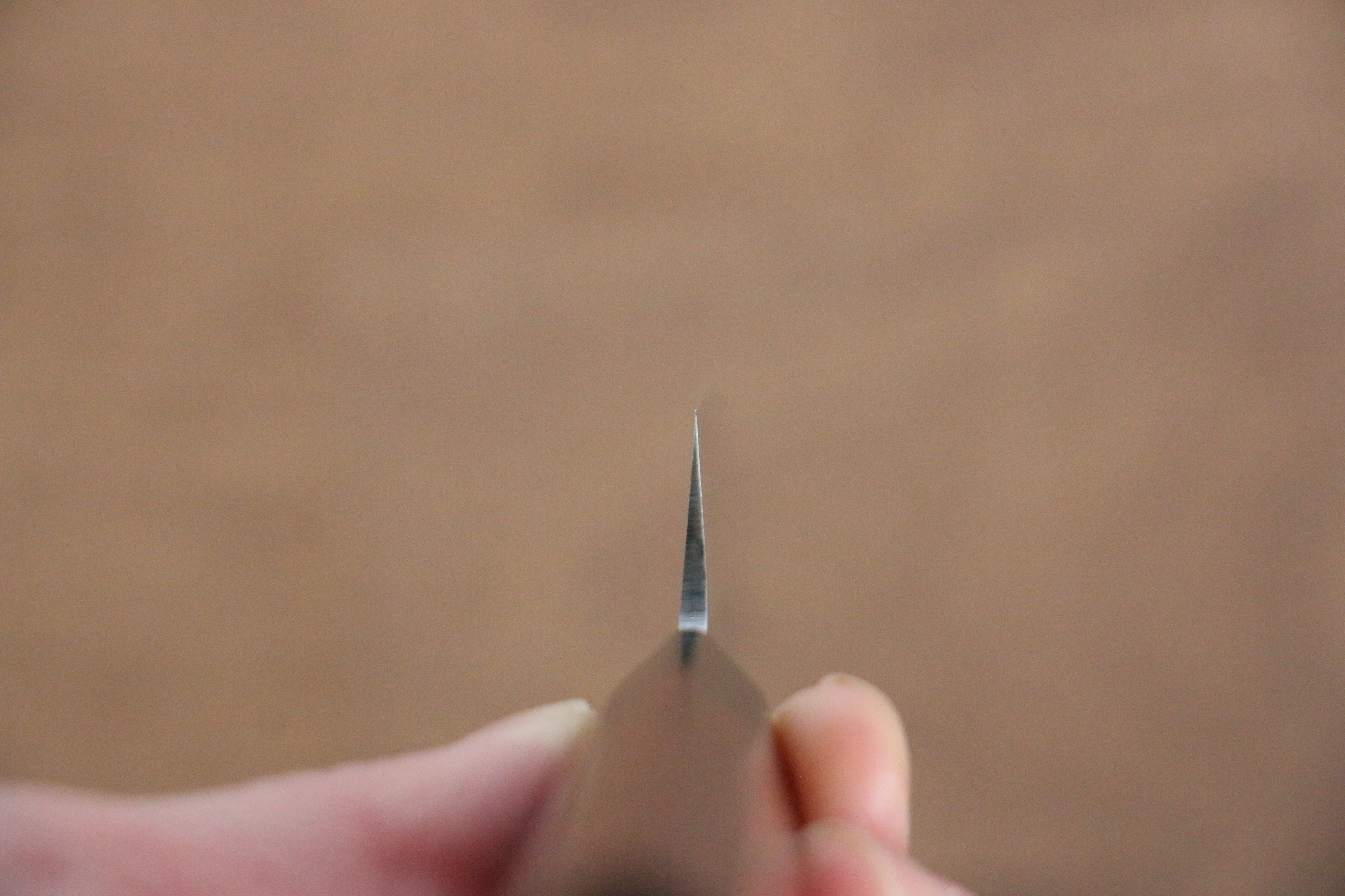 Seki Kanetsugu Heptagon Wood VG10 Hammered Petty-Utility 150mm Pakka wood (heptagonal) Handle - Japanny - Best Japanese Knife