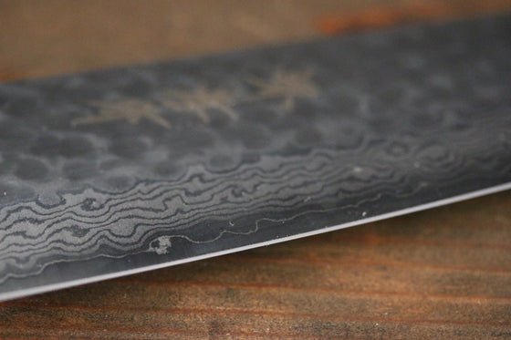 Sakai Takayuki VG10 17 Layer Damascus Nakiri 160mm Desert Ironwood Handle - Japanny - Best Japanese Knife