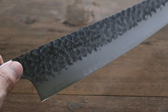 Sakai Takayuki VG10 33 Layer Damascus Gyuto 210mm Mahogany Pakka wood Handle - Japanny - Best Japanese Knife