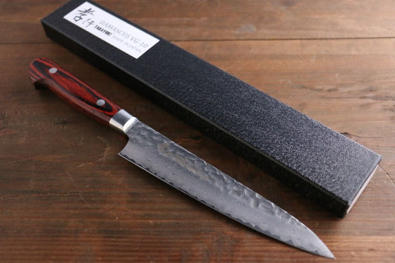 Sakai Takayuki 33 Layer Damascus Gyuto 210mm, Santoku 180mm, and Petty 150mm Japanese Kitchen Chef Knives Set - Japanny - Best Japanese Knife