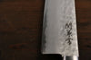 Kanetsune VG1 Hammered Santoku 165mm Mahogany Handle - Japanny - Best Japanese Knife