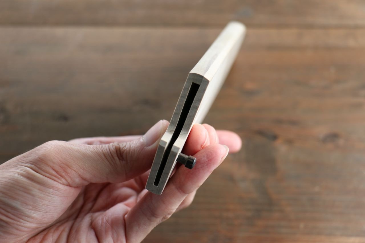 Magnolia Saya Sheath for Santoku Knife with Plywood Pin 165mm (Nashiji) - Japanny - Best Japanese Knife