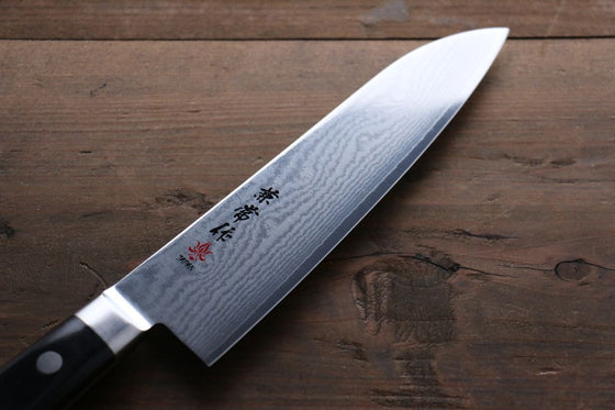 Kanetsune VG10 33 Layer Damascus Santoku  180mm Pakka wood Handle - Japanny - Best Japanese Knife