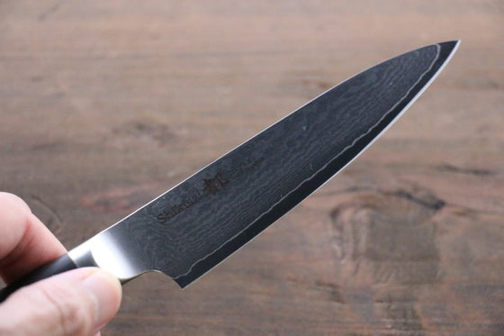 Miyako AUS8 33 Layer Damascus Petty-Utility 110mm - Japanny - Best Japanese Knife