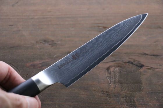 Miyako AUS8 33 Layer Damascus Petty-Utility 110mm - Japanny - Best Japanese Knife