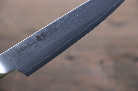 Miyako AUS8 33 Layer Damascus Petty-Utility 110mm - Japanny - Best Japanese Knife