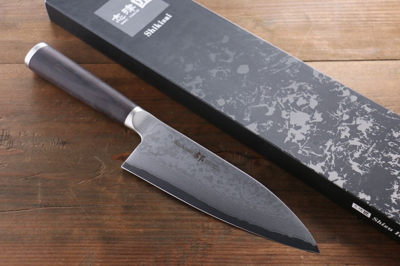 Miyako AUS8 33 Layer Damascus Deba 165mm - Japanny - Best Japanese Knife