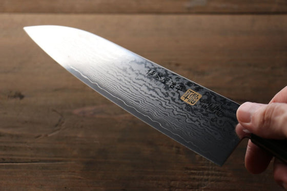 Iseya VG10 Damascus Santoku 180mm - Japanny - Best Japanese Knife